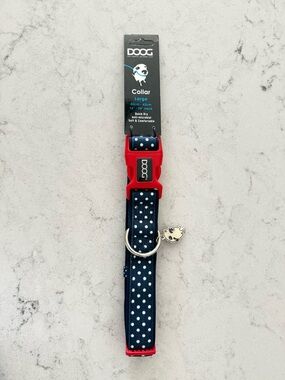 NWT-DOOG Neoprene Polka Dotted Stella Collar - Large 16”-24”